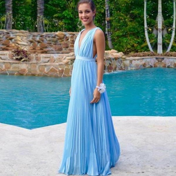 party dresses blue prom 2021 long a line deep v neck pleats chiffon floor length evening formal dress plus size custom madecp764, White;black
party dresses blue prom 2021 long a line deep v neck pleats chiffon floor length evening formal dress plus size custom madecp764, White;black