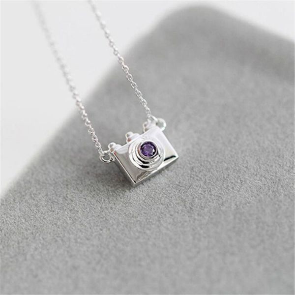 925 sterling silver vintage camera necklaces for women fashion purple crystal rhinestone cz crystal pendants necklace jewelry
925 sterling silver vintage camera necklaces for women fashion purple crystal rhinestone cz crystal pendants necklace jewelry