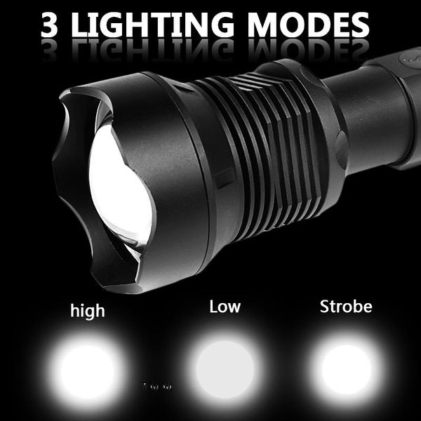 xhp90.2 tactical led flashlight usb rechargeable 18650 or 26650 battery torch waterproof lantern zoomable aluminum bbymuy
xhp90.2 tactical led flashlight usb rechargeable 18650 or 26650 battery torch waterproof lantern zoomable aluminum bbymuy