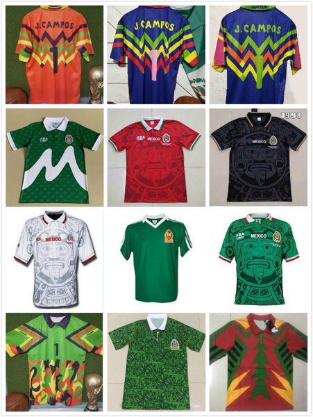 1998 mexico retro cup classic vintage soccer jerseys hernandez 11# blanco h.sanchez ramirez home green away white football shirts, Black;yellow
1998 mexico retro cup classic vintage soccer jerseys hernandez 11# blanco h.sanchez ramirez home green away white football shirts, Black;yellow