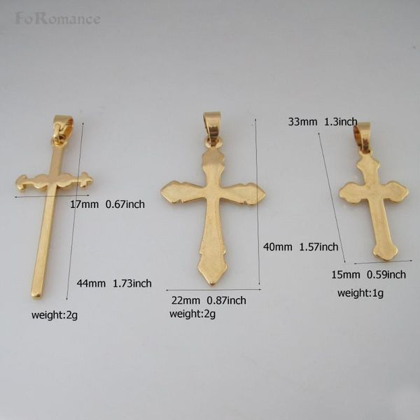 foromance/ yellow gold gp 18" necklace&jesus cross god religious pendant three styles different size, Silver
foromance/ yellow gold gp 18" necklace&jesus cross god religious pendant three styles different size, Silver