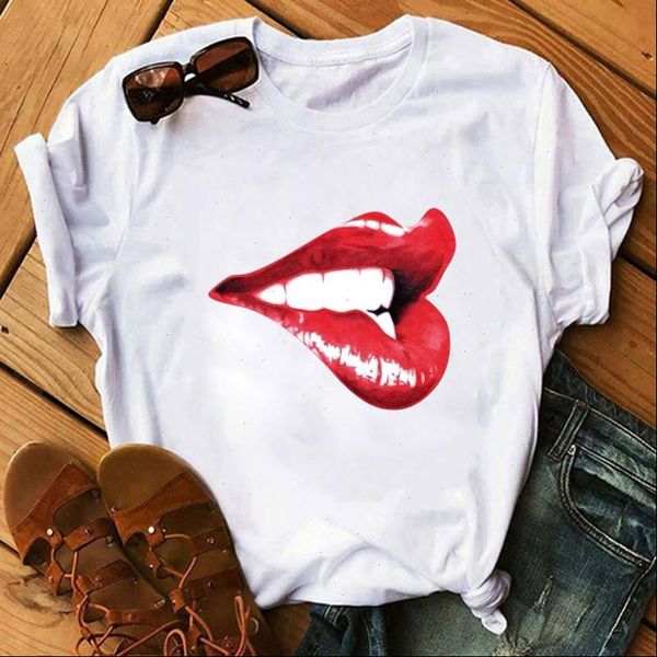2021 new fashion women t shirt red lips print women casual white short sleeve tee shirt femme girl trendy streetwear
2021 new fashion women t shirt red lips print women casual white short sleeve tee shirt femme girl trendy streetwear