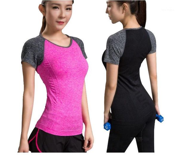 yoga outfits quick dry stretch slim fit women sport t shirt gym jerseys fitness running t-shirts female sports cloth1, White;red
yoga outfits quick dry stretch slim fit women sport t shirt gym jerseys fitness running t-shirts female sports cloth1, White;red