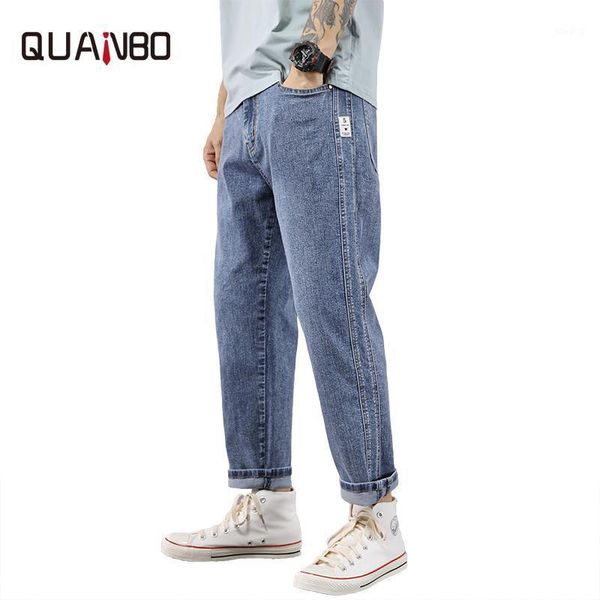 trend fashion hip hop ankle-lenght pants jeans 2020 spring summer new loose casual jeans solid color cotton light blue 481
trend fashion hip hop ankle-lenght pants jeans 2020 spring summer new loose casual jeans solid color cotton light blue 481