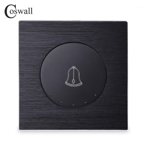 coswall luxurious 1 gang doorbell switch push button wall switch knight black aluminum brushed metal panel1
coswall luxurious 1 gang doorbell switch push button wall switch knight black aluminum brushed metal panel1