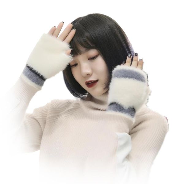 five fingers gloves fashion hand warmer women stretchy faux fur size convertible mittens cold weather winter flip fingerless, Blue;gray
five fingers gloves fashion hand warmer women stretchy faux fur size convertible mittens cold weather winter flip fingerless, Blue;gray