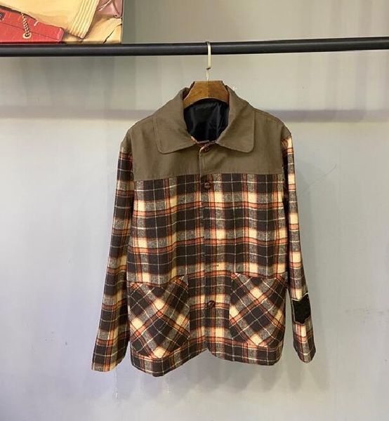 new arrivals mens women jackets 20fw autumn/winter new style cuffs trend letter embroidery stitching plaid shirt jacket size m-2xl, Black;brown
new arrivals mens women jackets 20fw autumn/winter new style cuffs trend letter embroidery stitching plaid shirt jacket size m-2xl, Black;brown