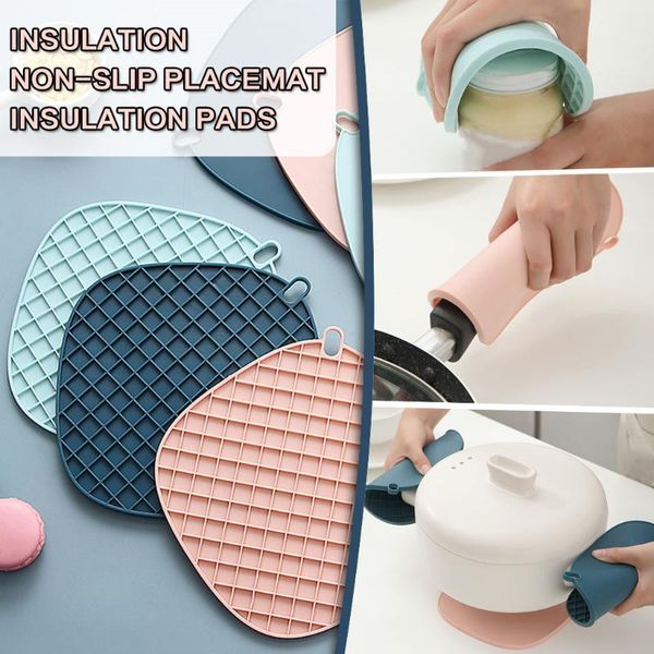 mats & pads 1pc nordic style dining table mat silicone placemat heat insulation solid non slip creative home
mats & pads 1pc nordic style dining table mat silicone placemat heat insulation solid non slip creative home
