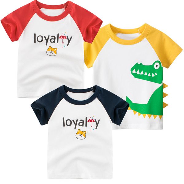 27kids cartoon t shirt girls cotton baby shirt for summer child tee children clothes y200704, Blue
27kids cartoon t shirt girls cotton baby shirt for summer child tee children clothes y200704, Blue