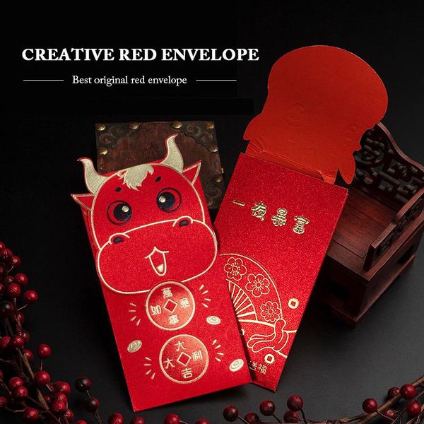 4pcs/set stamping 2021 year of the ox chinese new year red envelope cartoon creative new year's eve wallet red envelope bag
4pcs/set stamping 2021 year of the ox chinese new year red envelope cartoon creative new year's eve wallet red envelope bag