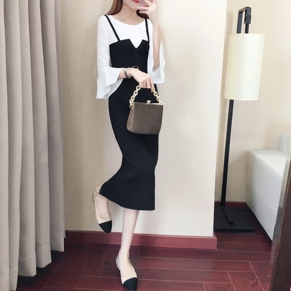 jheb9 women's 2019 simple base two-piece suspender sweater and shirt winter set autumn suspender skirtfishtail skirt skirtcasual mid-le, Gray
jheb9 women's 2019 simple base two-piece suspender sweater and shirt winter set autumn suspender skirtfishtail skirt skirtcasual mid-le, Gray