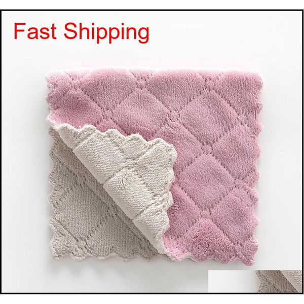 100pcs double-sided coral fleece absorbent dish cloth washing pot non-stick oil hand towel thickening wipe tablecloth t qylruy bdetoys
100pcs double-sided coral fleece absorbent dish cloth washing pot non-stick oil hand towel thickening wipe tablecloth t qylruy bdetoys