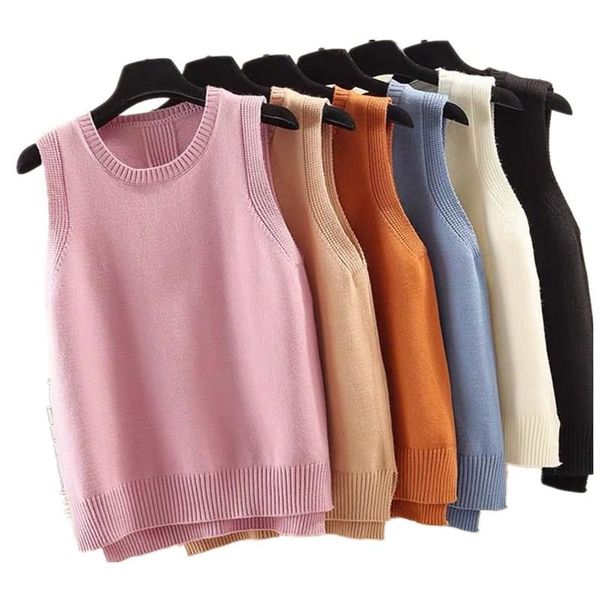 women's sweaters autumn winter lady loose thick sleeveless sweater pullovers women casual v-neck vest female knit jumpers p3 021, White;black
women's sweaters autumn winter lady loose thick sleeveless sweater pullovers women casual v-neck vest female knit jumpers p3 021, White;black