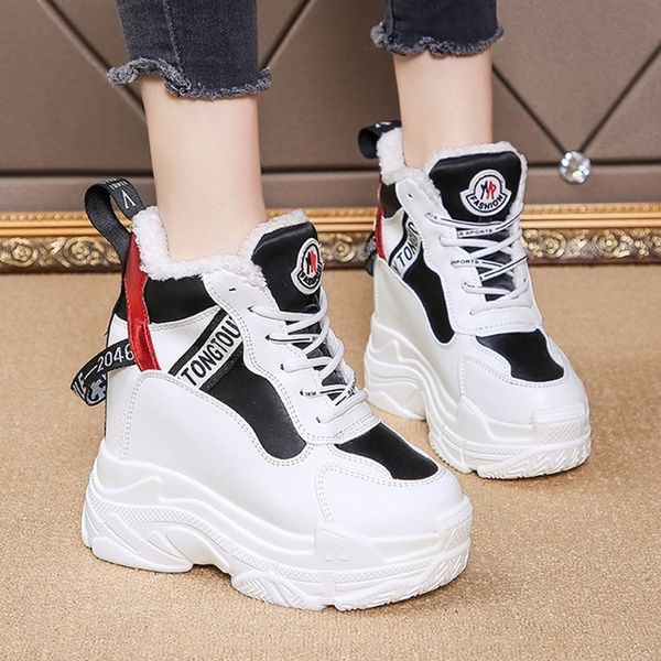 winter women chunky sneakers hidden heels 11cm height increasing ladies wedge high 2020 plush warm platform women shoes 1020, Black;white
winter women chunky sneakers hidden heels 11cm height increasing ladies wedge high 2020 plush warm platform women shoes 1020, Black;white