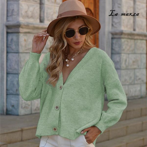 casual elegant women cardigans 2002 fashion single breasted lantern sleeves loose sweater coat, White
casual elegant women cardigans 2002 fashion single breasted lantern sleeves loose sweater coat, White