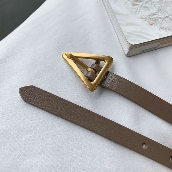 net red triangle fashion pin buckle two layer leather thin women's decorative dress with skirt versatile small belt, Black;brown
net red triangle fashion pin buckle two layer leather thin women's decorative dress with skirt versatile small belt, Black;brown