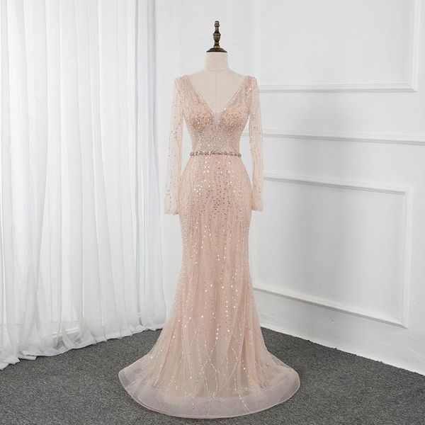 yqlnne couture 2020 nude beading full sleeve evening dresses v neck tulle sequins dubai formal evening gown backless party dress, White;black
yqlnne couture 2020 nude beading full sleeve evening dresses v neck tulle sequins dubai formal evening gown backless party dress, White;black