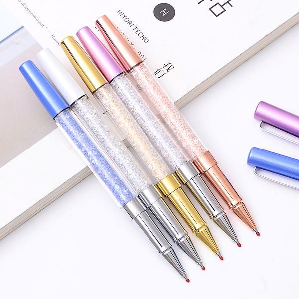 Creative Crystal Diamond Ballpoint Pen Girl Student Metal 0.5mm Ball Pens for Writing School Office Stationery Supplies, Blue;orange
Creative Crystal Diamond Ballpoint Pen Girl Student Metal 0.5mm Ball Pens for Writing School Office Stationery Supplies, Blue;orange