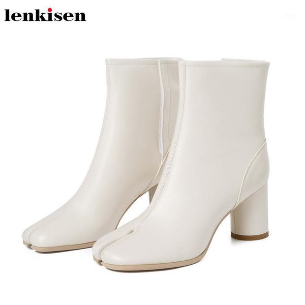 lenkisen new arrival genuine leather high fashion high heels round toe concise solid hook loop winter warm women ankle boots l701, Black
lenkisen new arrival genuine leather high fashion high heels round toe concise solid hook loop winter warm women ankle boots l701, Black