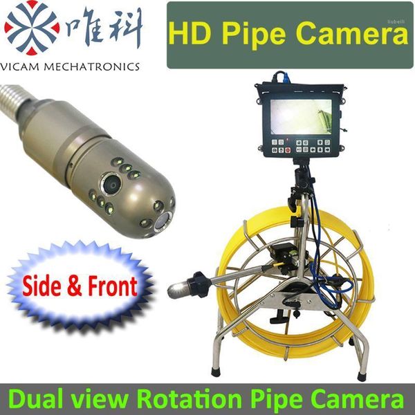 small diameter 45mm rotation inspection camera for sewer drain pipe with 60m cable length and 8inch color screen1
small diameter 45mm rotation inspection camera for sewer drain pipe with 60m cable length and 8inch color screen1