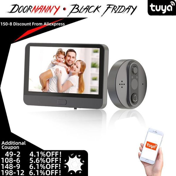 doornanny tuya smart video doorbell 720p wifi video peephole app remote dual-way conversation smart doorbell wireless wifi1
doornanny tuya smart video doorbell 720p wifi video peephole app remote dual-way conversation smart doorbell wireless wifi1