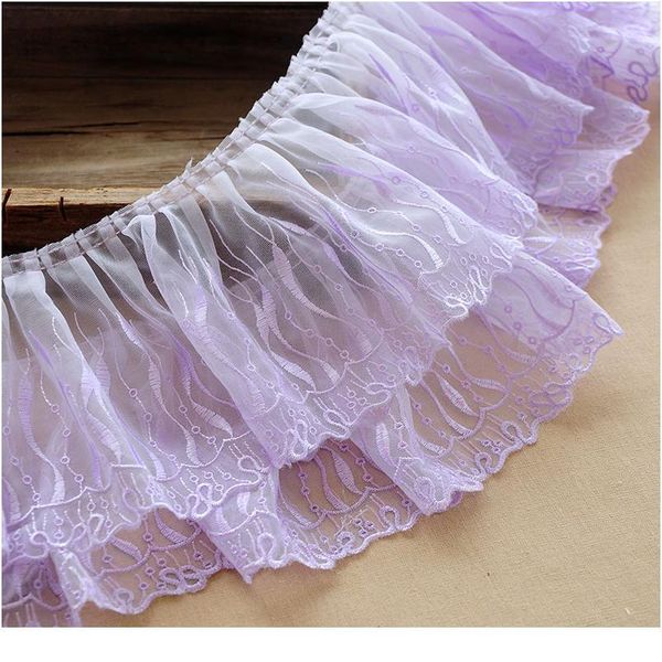 15cm 2meter/lot 1layer polyester embroidered lace trimming ruffle fabric for handmade sewing bedding jllubg
15cm 2meter/lot 1layer polyester embroidered lace trimming ruffle fabric for handmade sewing bedding jllubg