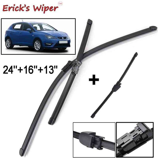 erick's 3x front & rear windscreen wiper blades set for seat ibiza coupe 6j hatchback 2017 2016 2015 2014 2013 24"16"13"
erick's 3x front & rear windscreen wiper blades set for seat ibiza coupe 6j hatchback 2017 2016 2015 2014 2013 24"16"13"
