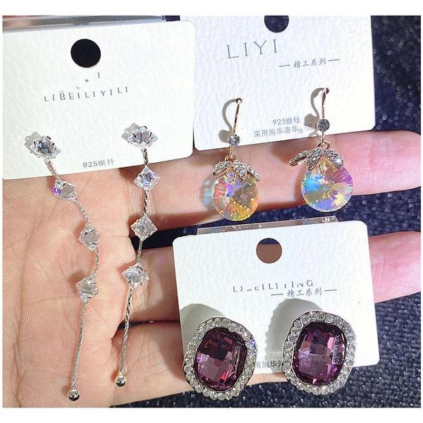 new 925 silver needle simple earrings austrian crystal earrings korean small fresh earrings micro inlaid zircon mix wmtosg jeneffer
new 925 silver needle simple earrings austrian crystal earrings korean small fresh earrings micro inlaid zircon mix wmtosg jeneffer