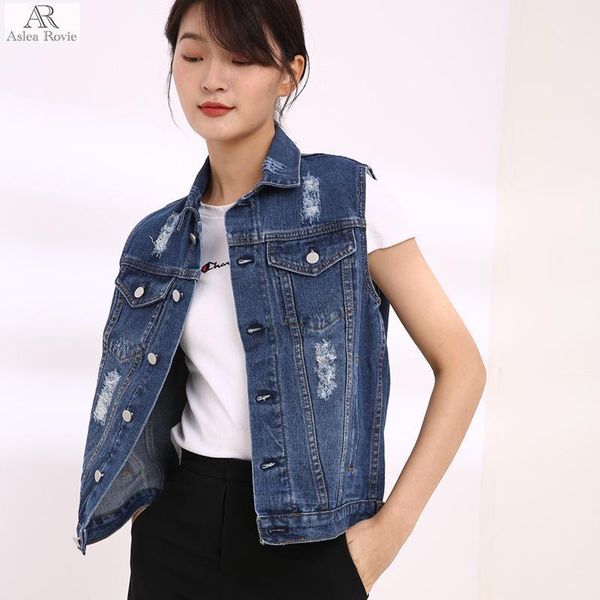 denim vest women ripped casual plus size turn-down collar single breasted jeans vest 6xl 7xl 8xl1, Black;white
denim vest women ripped casual plus size turn-down collar single breasted jeans vest 6xl 7xl 8xl1, Black;white