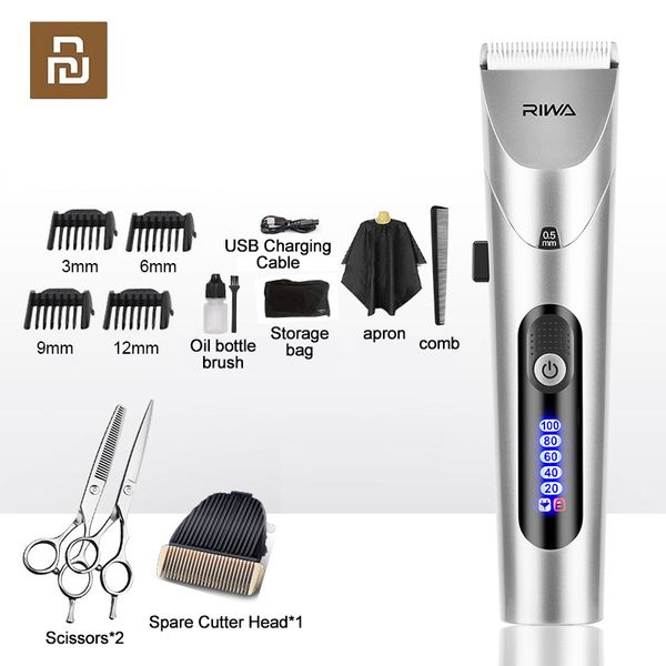 xiaomi riwa hair clipper professional electric trimmer with led screen washable rechargeable men strong power steel cutter head
xiaomi riwa hair clipper professional electric trimmer with led screen washable rechargeable men strong power steel cutter head