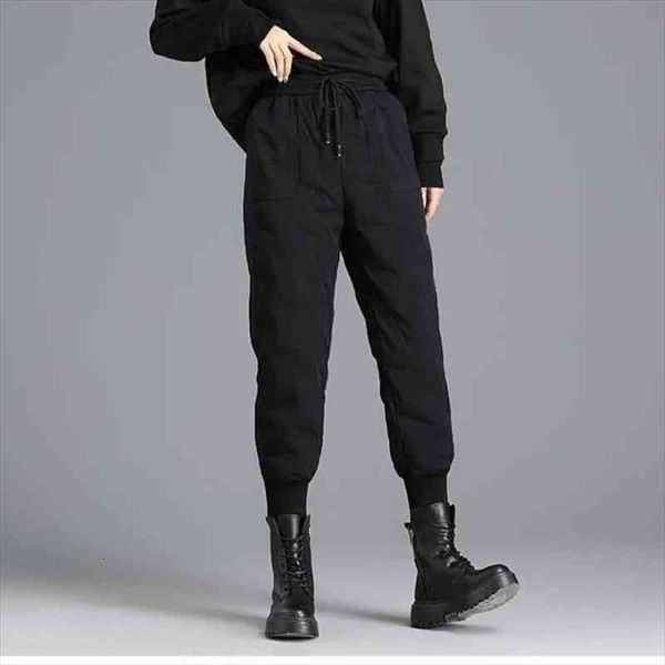 winter warm down cotton pants high waist women plus thick fleece harem pants baggy casual fashion skinny black lace up, Black;white
winter warm down cotton pants high waist women plus thick fleece harem pants baggy casual fashion skinny black lace up, Black;white