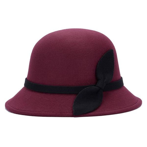 2019 new 7 colors women hat bowknot fedoras cap basin of dome woolen cloth hat female cloth basin cap wmtdwf xhlove, Black;white
2019 new 7 colors women hat bowknot fedoras cap basin of dome woolen cloth hat female cloth basin cap wmtdwf xhlove, Black;white