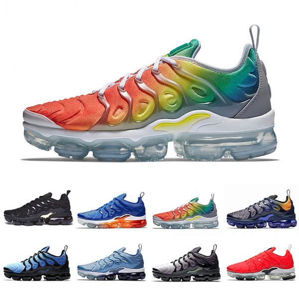 2019 rainbow cushion running athletic shoes game royal hyper violet red shark tooth triple black designers sports sneakers 36-45, White;red
2019 rainbow cushion running athletic shoes game royal hyper violet red shark tooth triple black designers sports sneakers 36-45, White;red