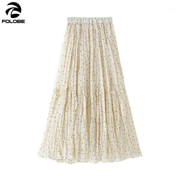 folobe 2020 new spring summer korean style skirt women high waist polka dot a-line chiffon skirt pleated ruffles faldas1, Black
folobe 2020 new spring summer korean style skirt women high waist polka dot a-line chiffon skirt pleated ruffles faldas1, Black