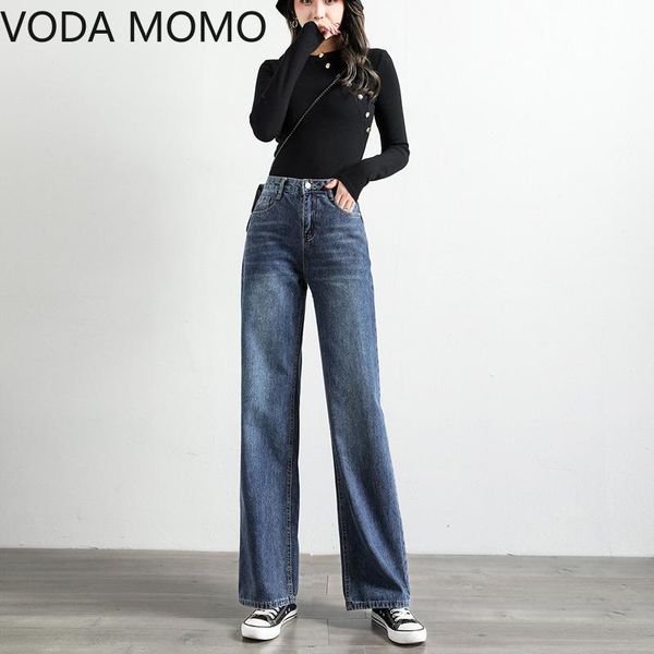 woman wide leg straight jeans high waist elastic slim denim pants for women autumn spring casual womens jeans female plus size, Blue
woman wide leg straight jeans high waist elastic slim denim pants for women autumn spring casual womens jeans female plus size, Blue