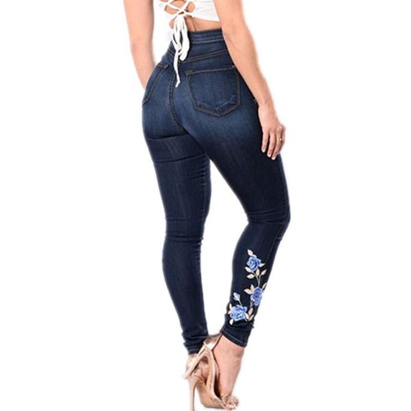 women's jeans 2021 with embroidery slim fit stretch high waist pencils denim pants push up skinny female trousers mujer femme, Blue
women's jeans 2021 with embroidery slim fit stretch high waist pencils denim pants push up skinny female trousers mujer femme, Blue