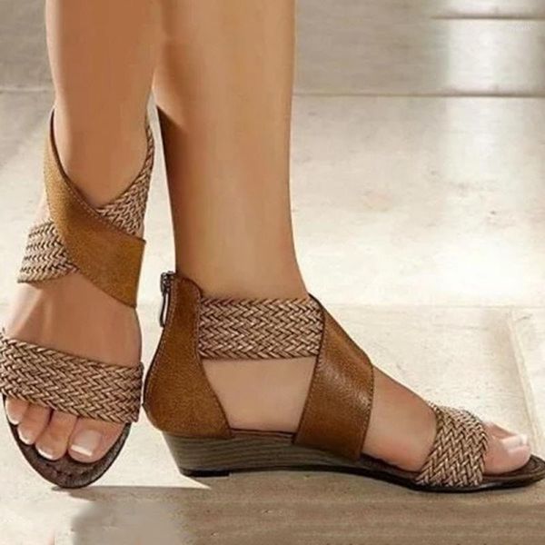sandals 2021 women's bohemian braided wedge vintage roman shoes sandalias mujer 20211, Black
sandals 2021 women's bohemian braided wedge vintage roman shoes sandalias mujer 20211, Black
