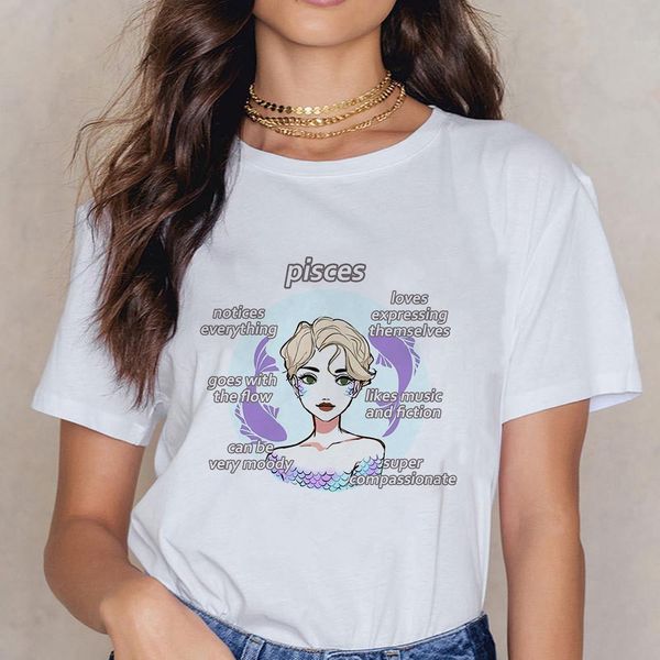 new t shirt women constellations pisces tshirt popular recreational white spring summer round collar t-shirts bbyzoj lg2010
new t shirt women constellations pisces tshirt popular recreational white spring summer round collar t-shirts bbyzoj lg2010