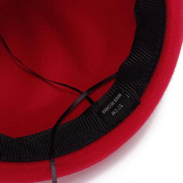 2017 new fashion lovely women alice eaves ribbon warm wool blend felt hat bowler trilby fedora cap cowboy hat qylren, Black;white 
2017 new fashion lovely women alice eaves ribbon warm wool blend felt hat bowler trilby fedora cap cowboy hat qylren, Black;white