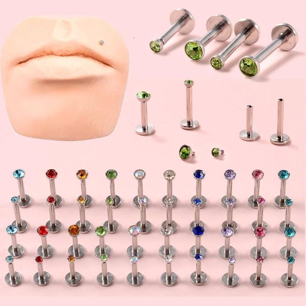 4pcs cz gem labret 316l surgical steel internally threaded zircon lip ring crystal ear tragus cartilage earring piercing 16g q bbyxhq, Silver
4pcs cz gem labret 316l surgical steel internally threaded zircon lip ring crystal ear tragus cartilage earring piercing 16g q bbyxhq, Silver