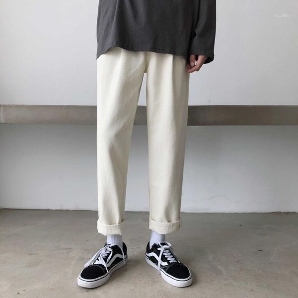 men's jeans autumn black white men's slim fashion casual jean pants men streetwear wild loose straig denim trousers male1, Blue
men's jeans autumn black white men's slim fashion casual jean pants men streetwear wild loose straig denim trousers male1, Blue