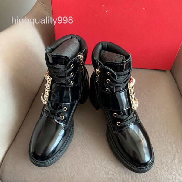 boots high end quality autumn and winter women's shoes square buckle short boots high heels bare leather thick heel martin, Black
boots high end quality autumn and winter women's shoes square buckle short boots high heels bare leather thick heel martin, Black