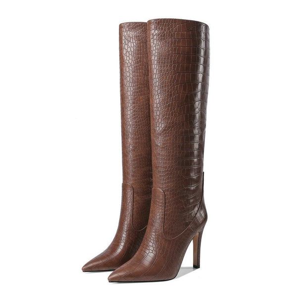 mkkhou fashion knee-high boot girl 2020 new winter pointy stone textured straight leg 10cm high-heeled leather boot girl, Black
mkkhou fashion knee-high boot girl 2020 new winter pointy stone textured straight leg 10cm high-heeled leather boot girl, Black