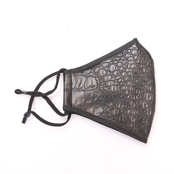 black lepard european and american fashion leather masks dust-proof spray-proof fog-proof three-layer protective face mask
black lepard european and american fashion leather masks dust-proof spray-proof fog-proof three-layer protective face mask