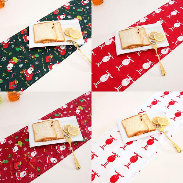 1pc 179x28cm christmas runner santa cotton fabric tablecloth xmas party decoration for home dinner desk decor table flags
1pc 179x28cm christmas runner santa cotton fabric tablecloth xmas party decoration for home dinner desk decor table flags