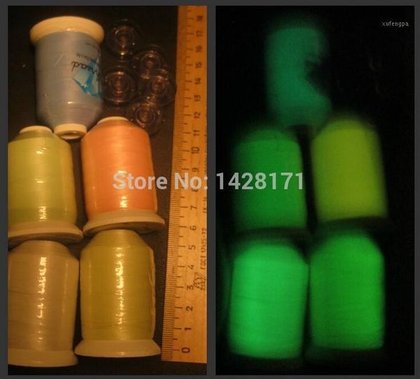 simthread brand selling 1000m nylon glow in the dark thread embroidery thread with 1, Black;white
simthread brand selling 1000m nylon glow in the dark thread embroidery thread with 1, Black;white