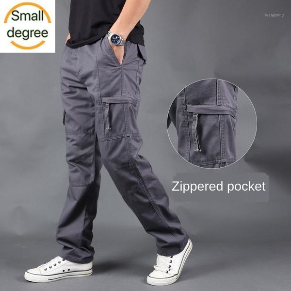 2020 new casual pants, men's large size multi-pocket overalls, men's trendy brand straight loose sports long pants joggers1, Black
2020 new casual pants, men's large size multi-pocket overalls, men's trendy brand straight loose sports long pants joggers1, Black