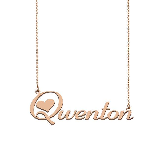 Qwenton Name Necklace Custom Nameplate Pendant for Women Girls Birthday Gift Kids Best Friends Jewelry 18k Gold Plated Stainless Steel, Silver
Qwenton Name Necklace Custom Nameplate Pendant for Women Girls Birthday Gift Kids Best Friends Jewelry 18k Gold Plated Stainless Steel, Silver