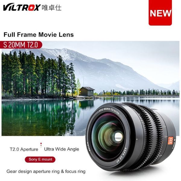 viltrox 20mm t2.0 wide film lens full frame prime cinematic mf camera lente for sony e-mount camera a9ii a7riv a7iii a7sii1
viltrox 20mm t2.0 wide film lens full frame prime cinematic mf camera lente for sony e-mount camera a9ii a7riv a7iii a7sii1