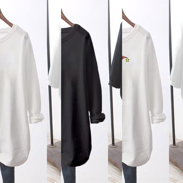 women's long-sleeved t-shirt 2020 coat t-shirt spring and autumn new trendy ins korean style loose student large size round neck printe, White
women's long-sleeved t-shirt 2020 coat t-shirt spring and autumn new trendy ins korean style loose student large size round neck printe, White